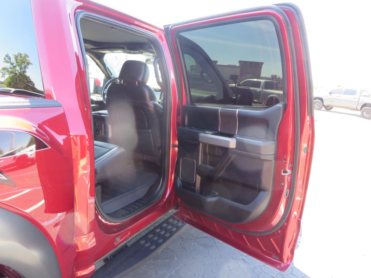 2018 MAROON /BLACK Ford F-150 Raptor SuperCrew 4WD (1FTFW1RG0JF) with an 3.5L engine, automatic transmission, located at 2630 Grass Valley Highway, Auburn, CA, 95603, (530) 508-5100, 38.937893, -121.095482 - Clean Raptor featuring a set of Eibach front springs, 37" BFG KO2 tires, and led fog lights. - Photo#56